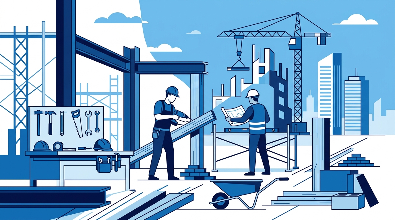 建設業の技能継承をDXで解決！職人の暗黙知を資産に変える方法