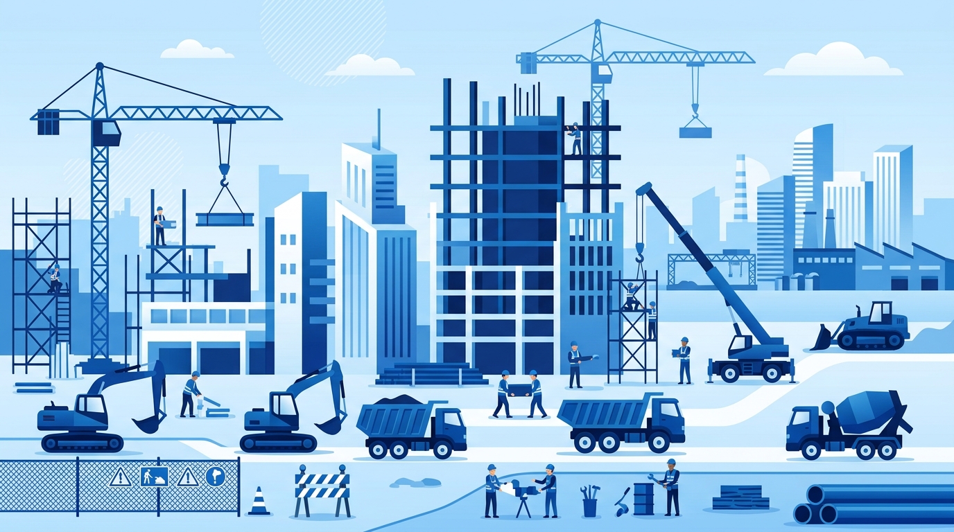 施工会社の多能工不足を解消！リソースシェアで工期遅延を50%削減する方法